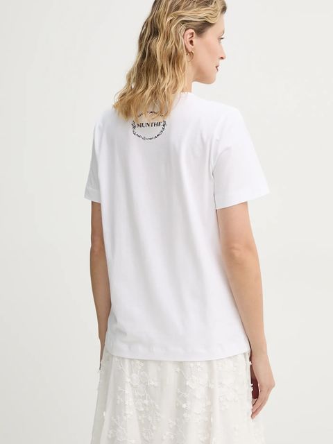 MUNTHE t-shirt bawełniany FEDELIO