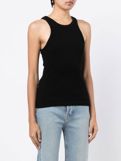 AGOLDE Bailey round neck tank top - Black - zdjęcie produktu nr 2