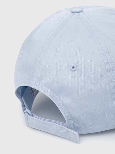 Tommy Hilfiger czapka z daszkiem bawełniana kolor niebieski z aplikacją AW0AW16170