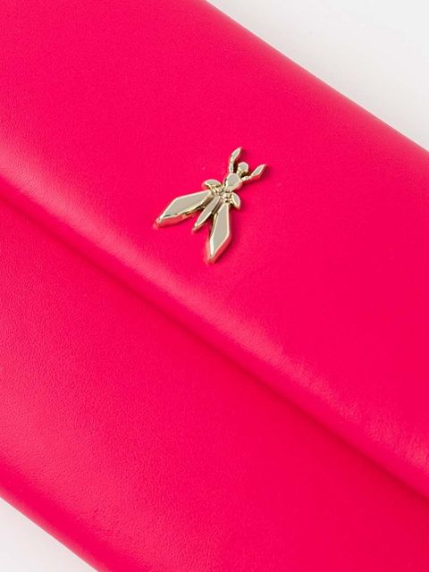 Patrizia Pepe kopertówka skórzana kolor fioletowy 2B0050 L011