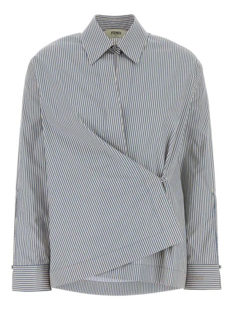 FENDI striped shirt - Blue - zdjęcie produktu nr 1