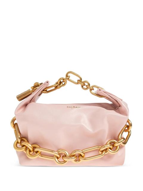 Balmain mini Sync chain padlock leather tote bag - Pink - zdjęcie produktu nr 1