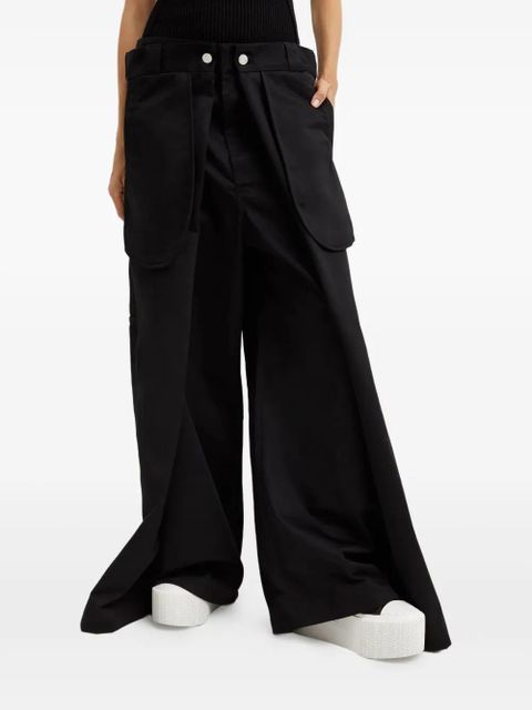 Jean Paul Gaultier x Shayne Oliver wide-leg trousers - Black - zdjęcie produktu nr 1