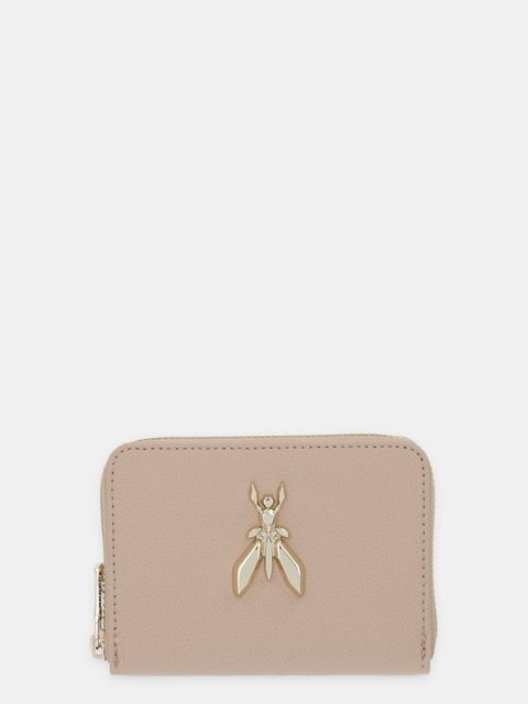Patrizia Pepe portfel skórzany damski kolor beżowy 8Q0017 L001 - zdjęcie produktu nr 1