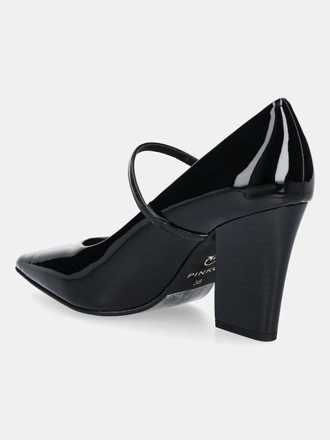 Pinko czółenka Viola 01 kolor czarny na słupku SD0415E002Z99