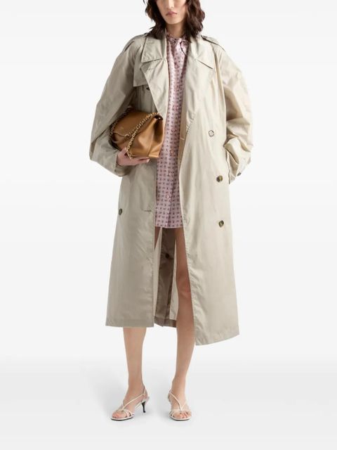 Prada Light trench coat - Neutrals