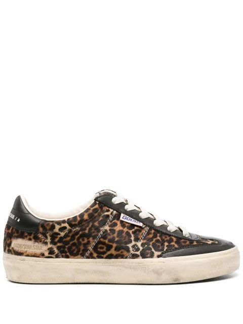 Golden Goose Soul Star cheetah-pattern sneakers - Brown - zdjęcie produktu nr 1