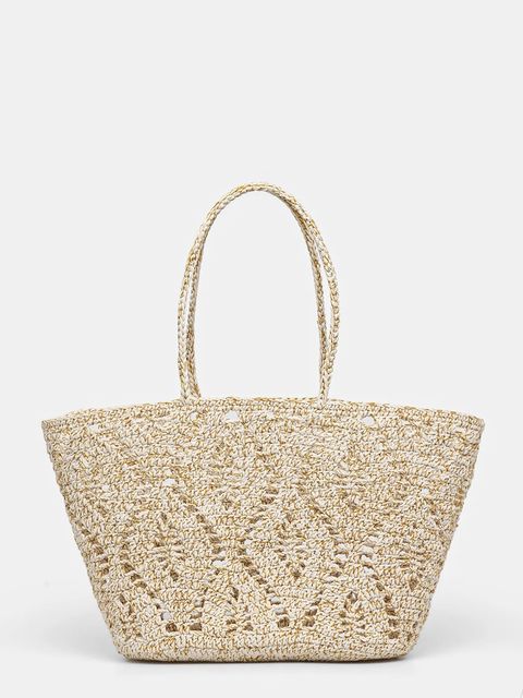 Answear.LAB kosz plażowy kolor beżowy - zdjęcie produktu nr 1