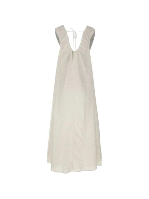 Faithfull the Brand broderie midi dress - White - zdjęcie produktu nr 2
