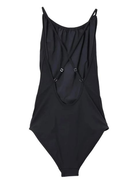 TOTEME drawstring-neck swimsuit - Black - zdjęcie produktu nr 2