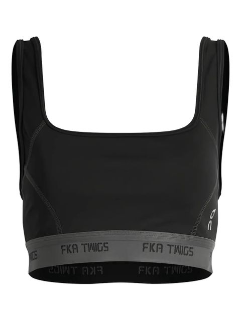 On Running square-neck sports bra - Black - zdjęcie produktu nr 1