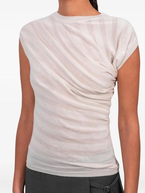 Paloma Wool Raven draped sleeveless top - Neutrals