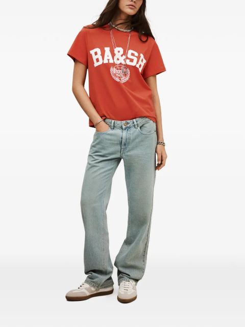 Ba&Sh Ioni short-sleeve graphic-print T-shirt - Red - zdjęcie produktu nr 2