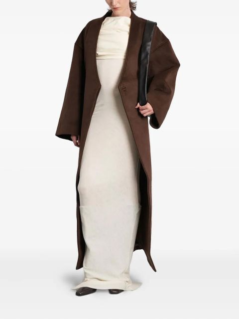 ENTIRE STUDIOS draped cowl-neck maxi dress - White - zdjęcie produktu nr 2