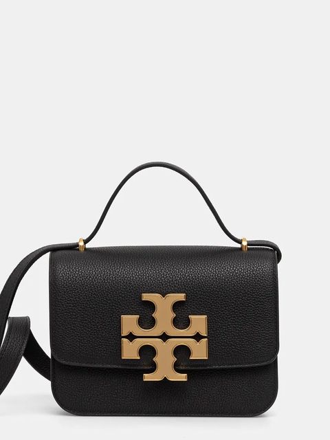 Tory Burch torebka skórzana Eleanor kolor czarny 155671