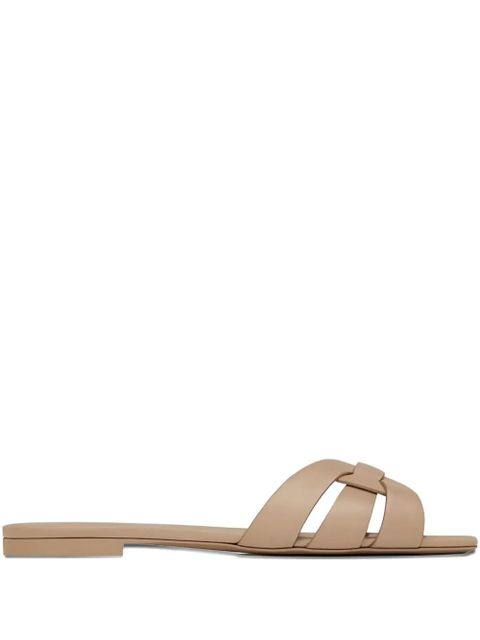 Saint Laurent knotted strap sandals - Neutrals - zdjęcie produktu nr 1