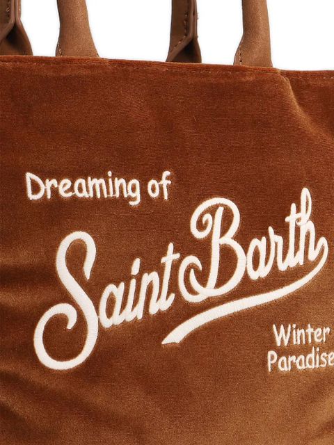 MC2 Saint Barth fringed top-handle tote bag - Brown - zdjęcie produktu nr 2