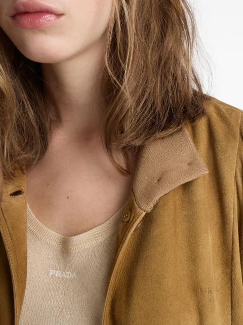 Prada suede jacket - Brown