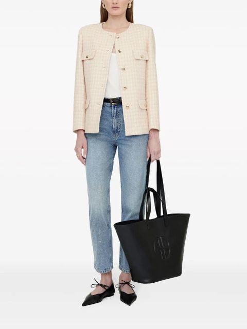 ANINE BING Palermo leather tote bag - Black - zdjęcie produktu nr 2