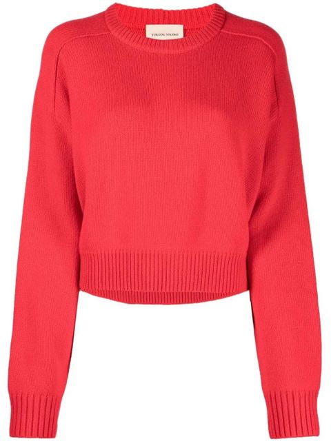 LouLou de Saison Bruzzi wool-cashmere jumper - Red - zdjęcie produktu nr 1