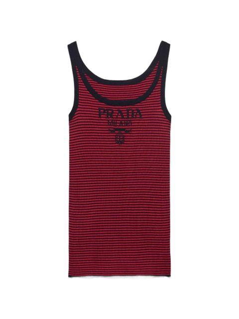 Prada silk tank top - Red - zdjęcie produktu nr 1