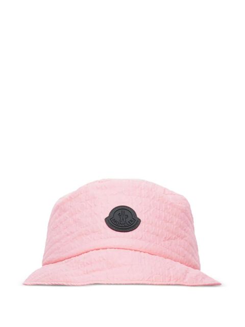 Moncler quilted bucket hat - Pink - zdjęcie produktu nr 1