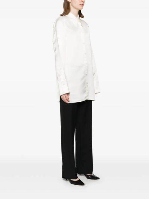 Jil Sander satin shirt - White