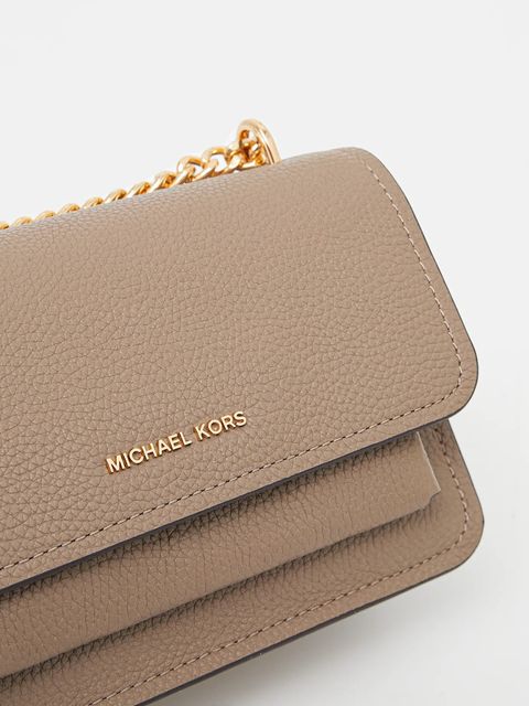 MICHAEL Michael Kors torebka skórzana kolor beżowy 32T4GC7C1T