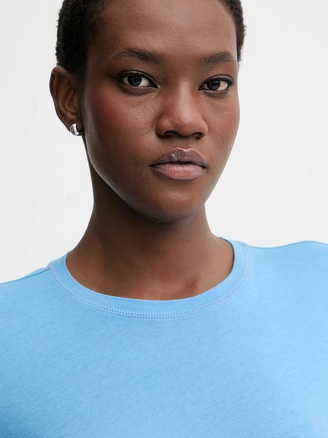 Marc O'Polo longsleeve bawełniany kolor niebieski 5000007488