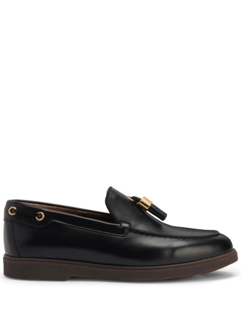 Giuseppe Zanotti The Maui Tassels slip-on loafers - Black - zdjęcie produktu nr 1