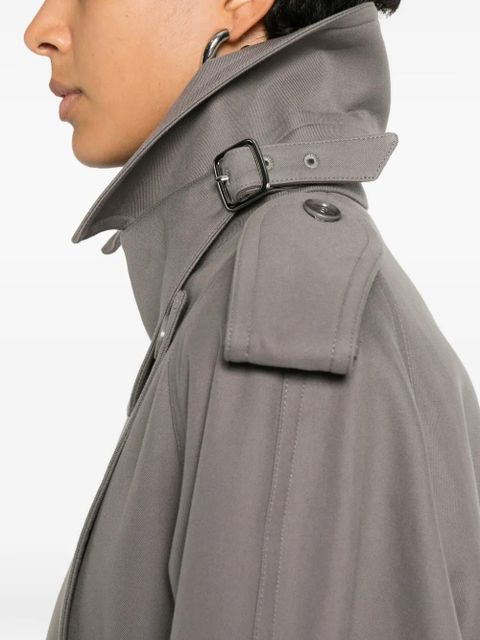 Max Mara Cacio double-breasted belted trench coat - Grey