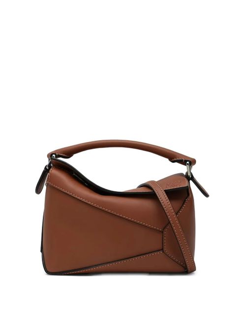 LOEWE small Puzzle tote bag - Brown - zdjęcie produktu nr 1