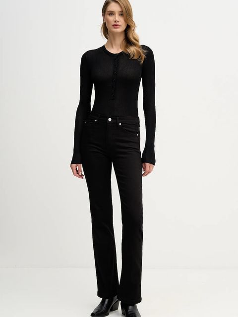 Sisley sweter damski kolor czarny lekki 19EQM2024 - zdjęcie produktu nr 2