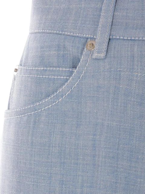 Ferragamo Five pocket trousers - Blue