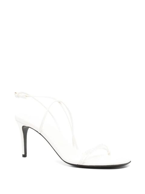 KHAITE 75mm Loop sandals - White - zdjęcie produktu nr 2