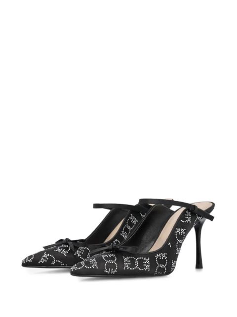 PINKO crystal-embellished mules - Black - zdjęcie produktu nr 2