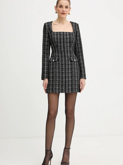 Guess sukienka SANDRA kolor czarny mini prosta W5BK20 W2382