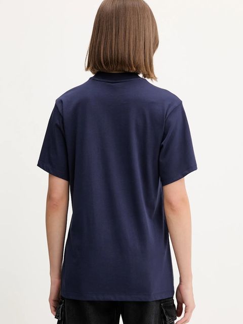 HUGO t-shirt bawełniany damski kolor granatowy 50550901 - zdjęcie produktu nr 2