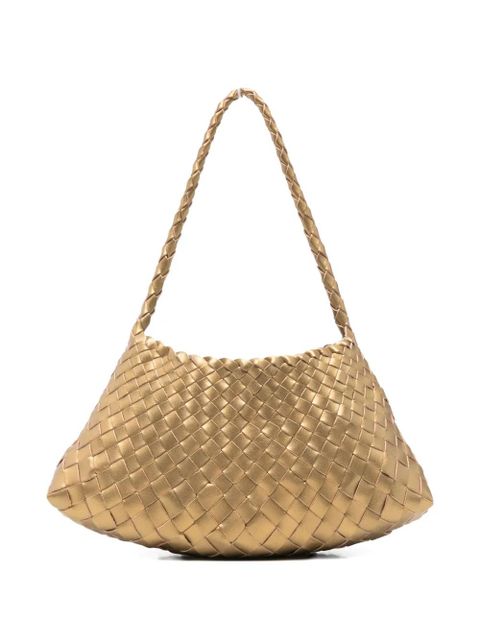 DRAGON DIFFUSION Rosanna woven tote bag - Gold - zdjęcie produktu nr 1