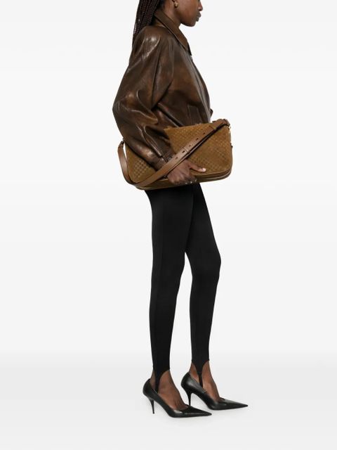 Gucci logo-pattern shoulder bag - Brown - zdjęcie produktu nr 2