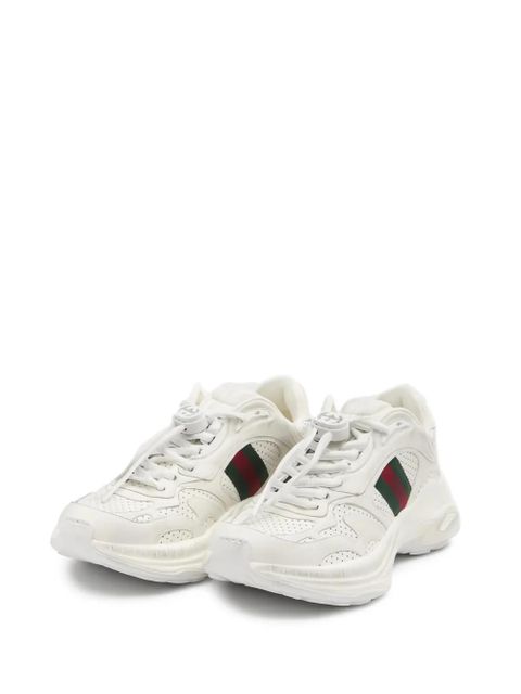Gucci GG-logo leather sneakers - White - zdjęcie produktu nr 2
