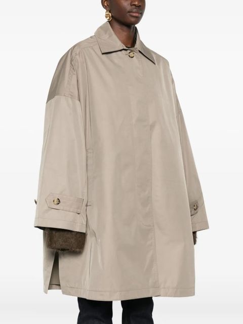 TOTEME drop-shoulder trench coat - Neutrals