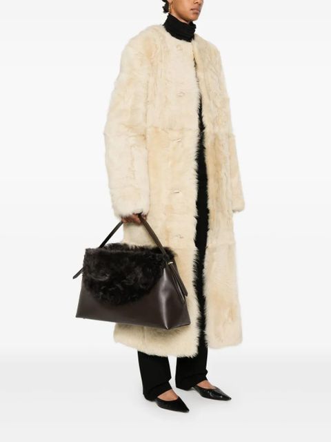 TOTEME leather shoulder bag - Brown - zdjęcie produktu nr 2