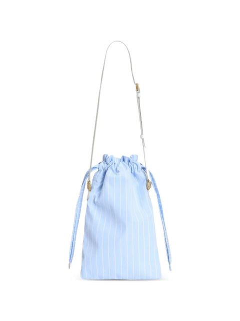 Dolce & Gabbana striped bucket bag - Blue
