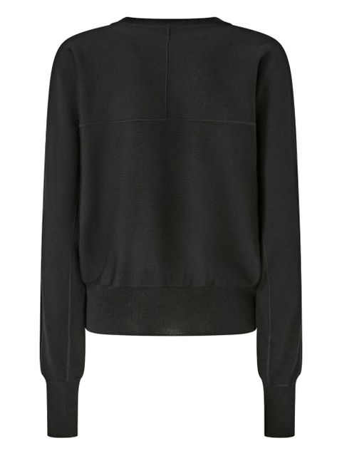 PINKO logo crewneck sweater - Black - zdjęcie produktu nr 2