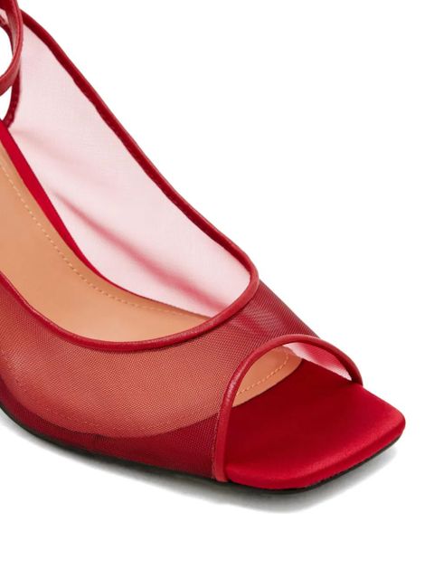 JW Pei 90mm Serenity heeled sandals - White