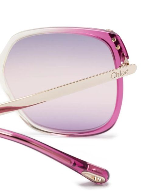 Chloé Eyewear square-frame sunglasses - Pink