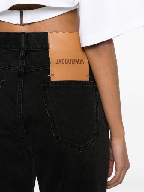 Jacquemus La De Nimes Droit straight-leg jeans - Black