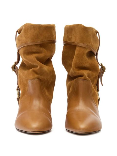 ISABEL MARANT 55mm Darner buckled boots - Brown - zdjęcie produktu nr 2