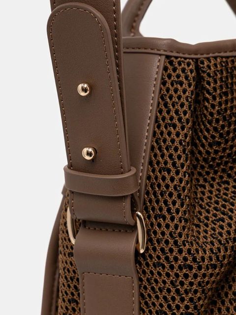 Twinset torebka kolor brązowy 251TD8040